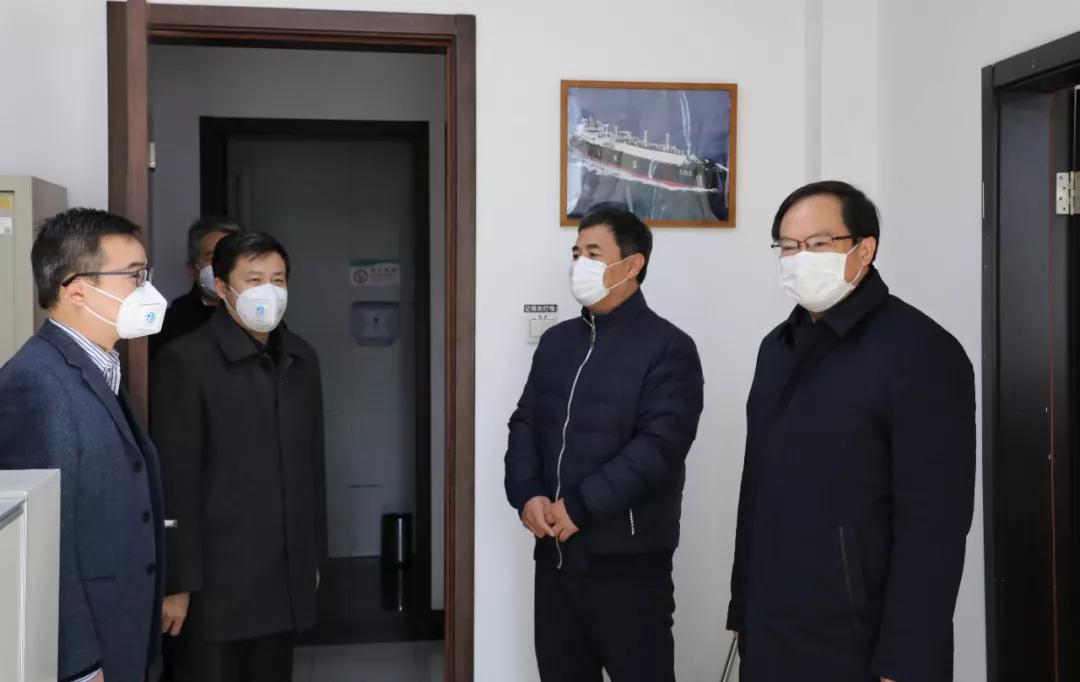 楊金成到長城電子、綜合院檢查指導疫情防控和復工復產工作